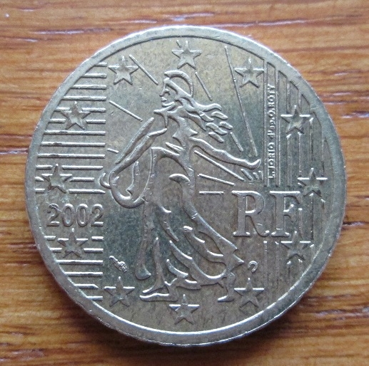 MONEDA EURO CENT FRANCIA - (REVERSO)