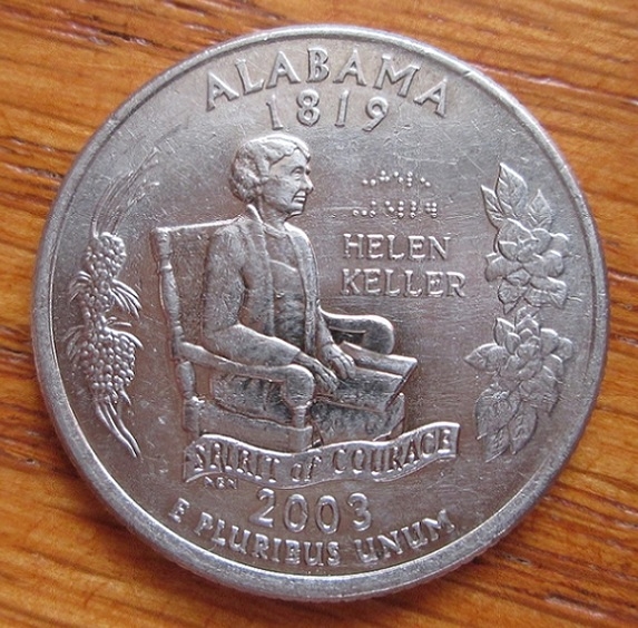 MONEDA USA CONMEMORATIVA ESTADOS- ALABAMA - REVERSO