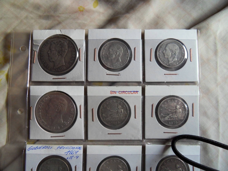 LOTE 60 MONEDAS PLATA