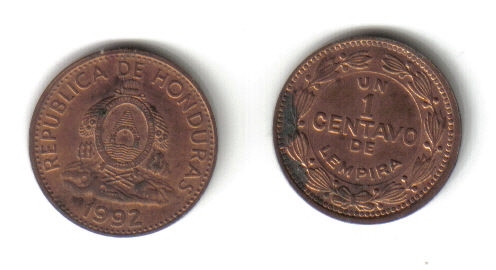 1 Centavo de Lempira