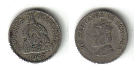 20 Centavos de Lempira