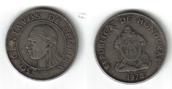 50 centavos de Lempira
