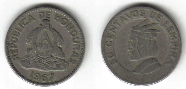 50 centavos de Lempira