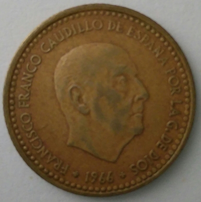 1966 - 1 peseta