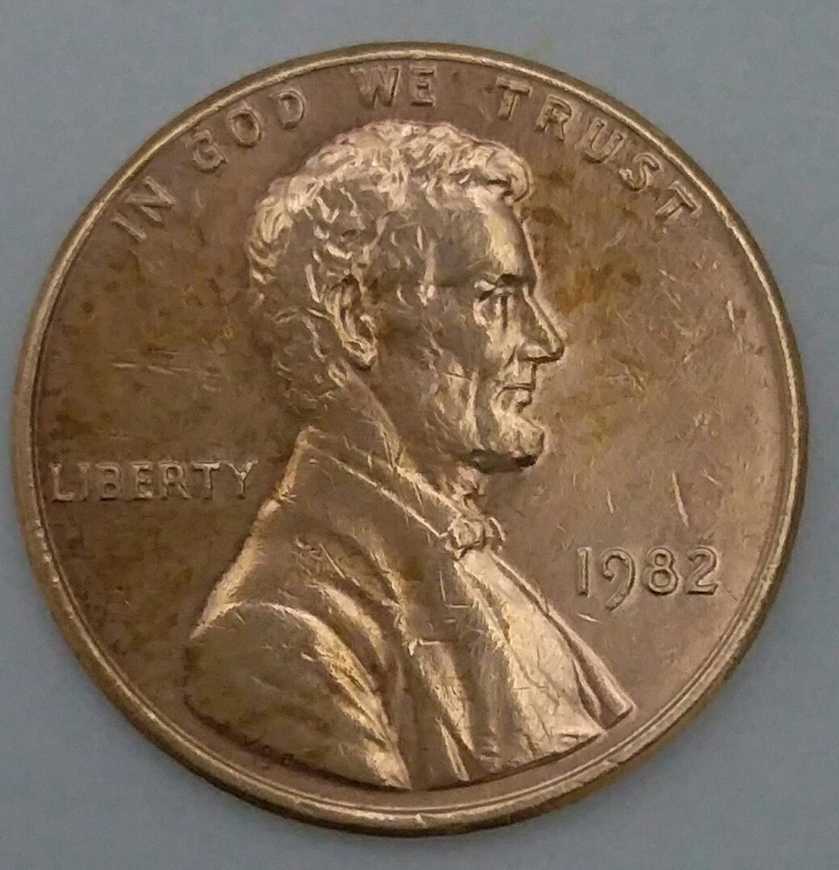 1982 one cent