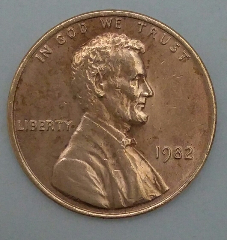1982 one cent