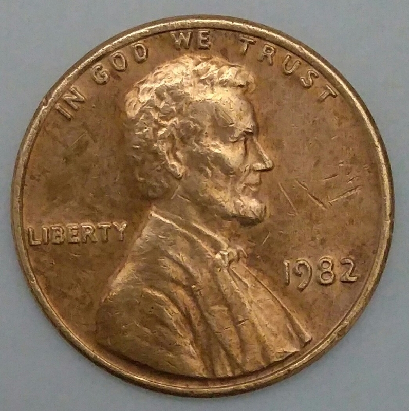 1982 one cent