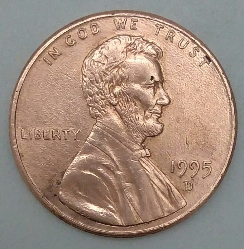 1995 - D one cent