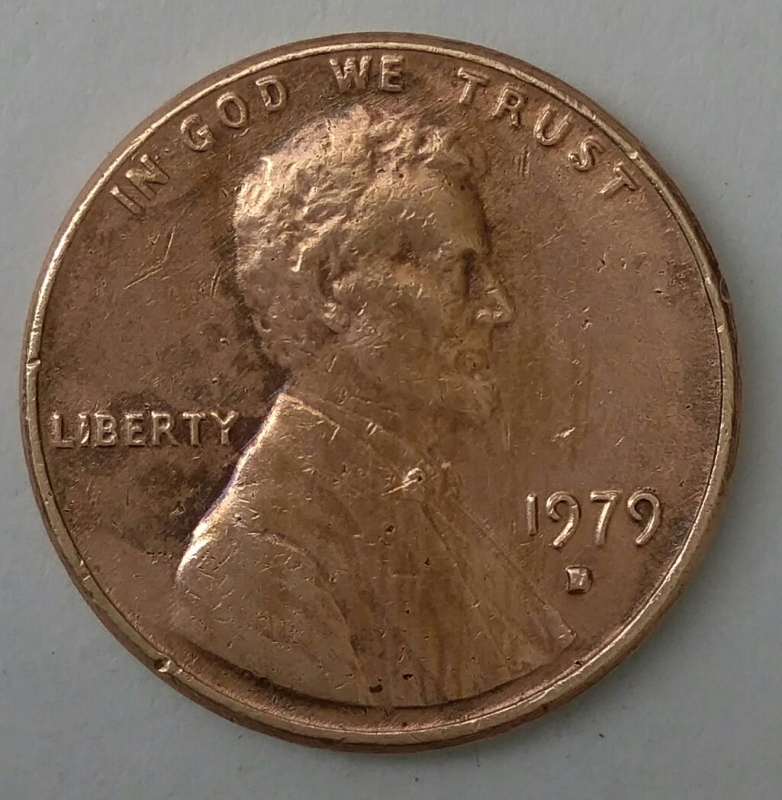 1979 - D one cent