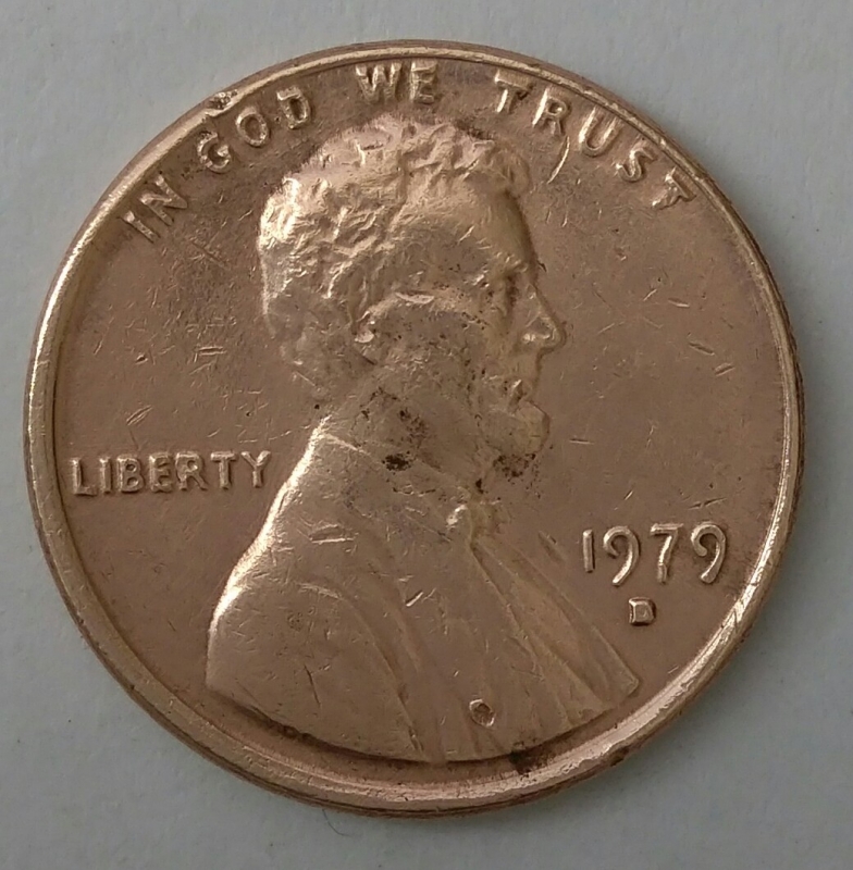1979 D one cent