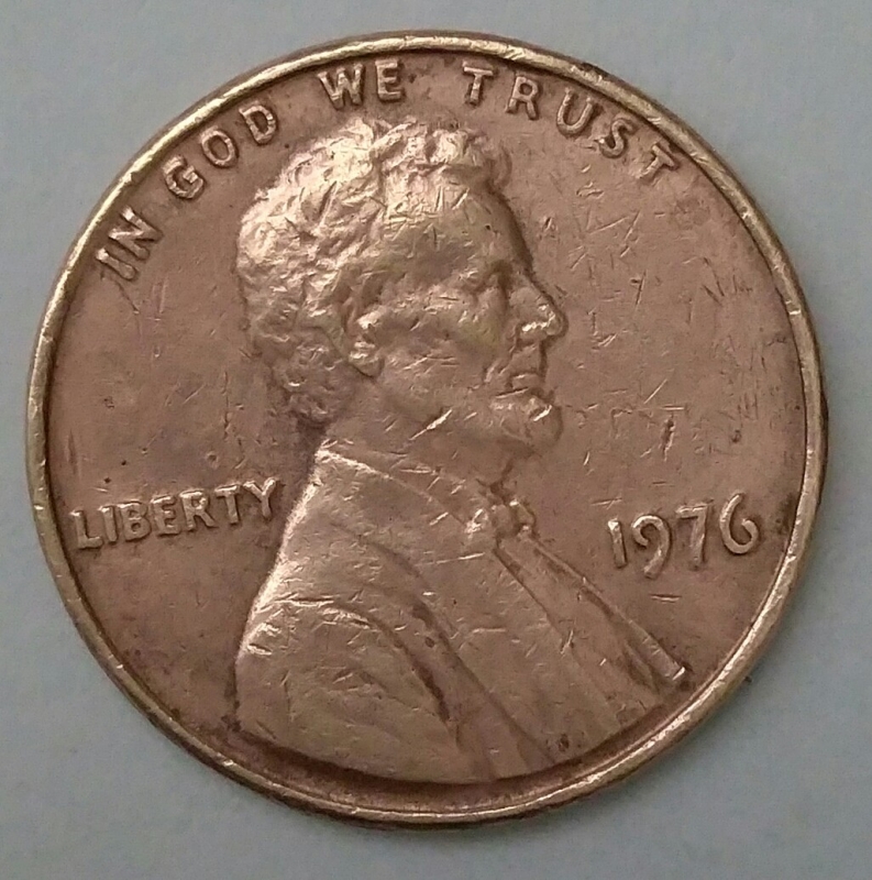 1976 one cent