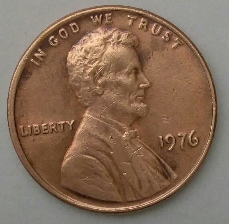 1976 one cent