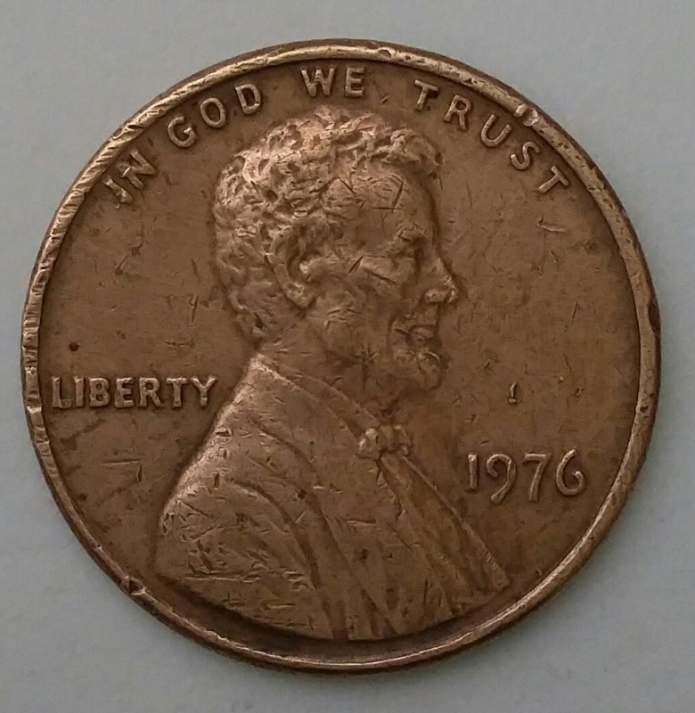 1976 one cent