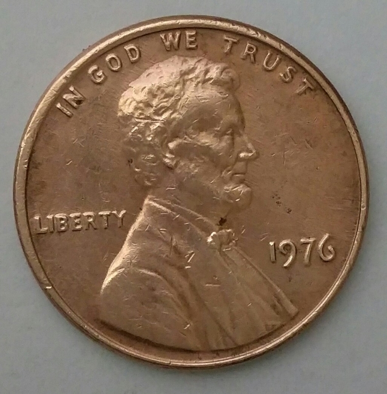 1976 one cent