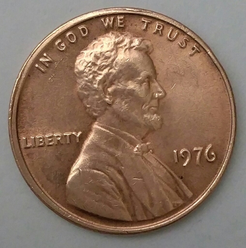 1976 one cent