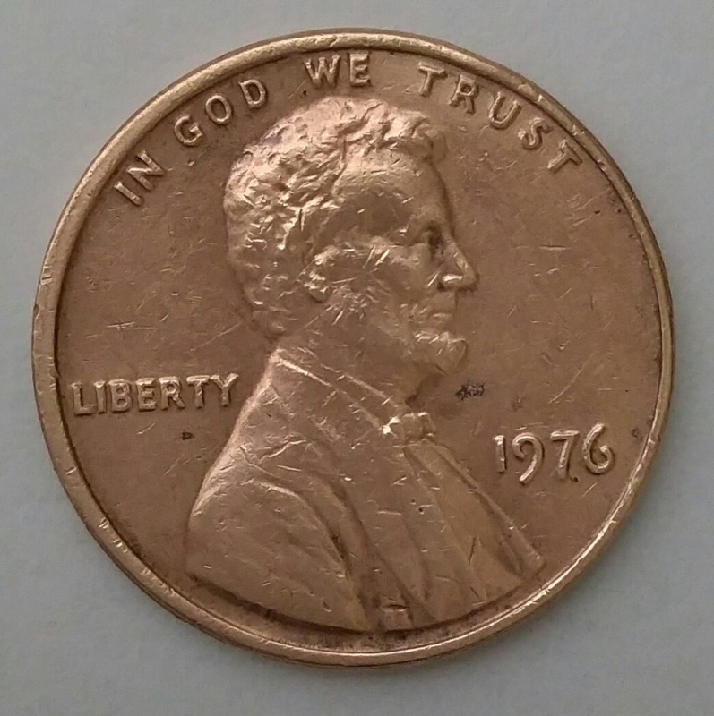 1976 one cent