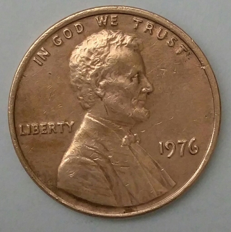 1976 one cent