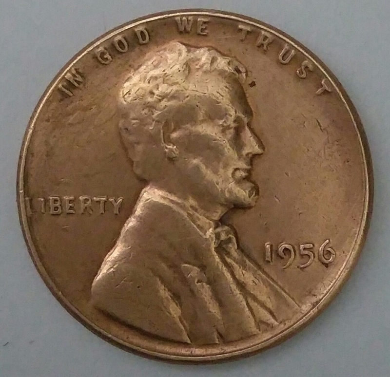 1956 one cent