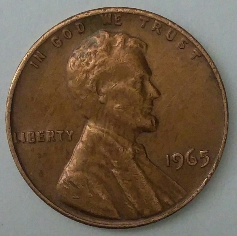 1965 - one cent