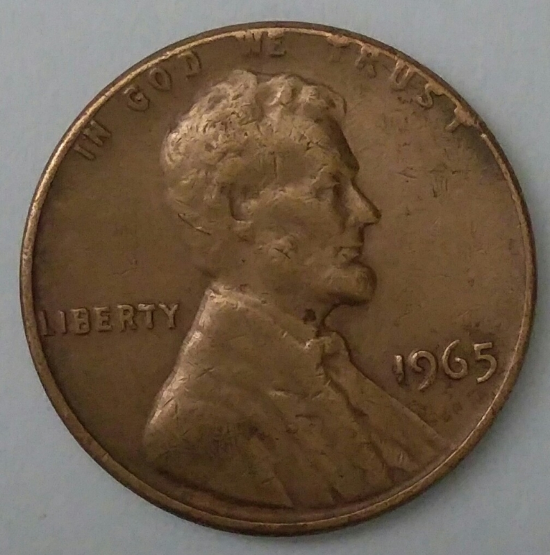 1965 - one cent