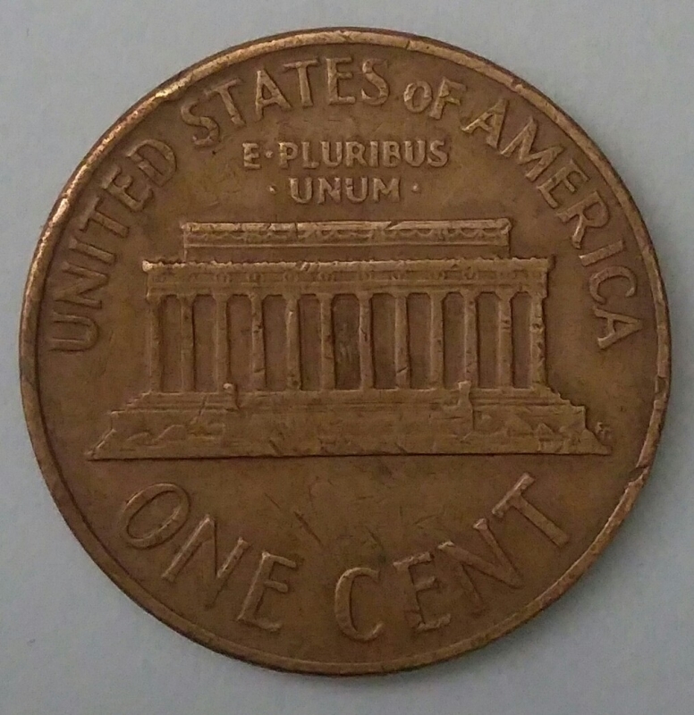 1966 one cent