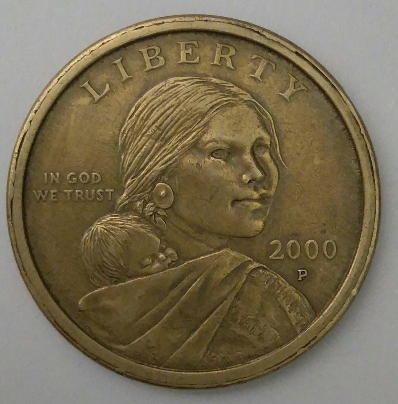 2000 - P 1 dollar