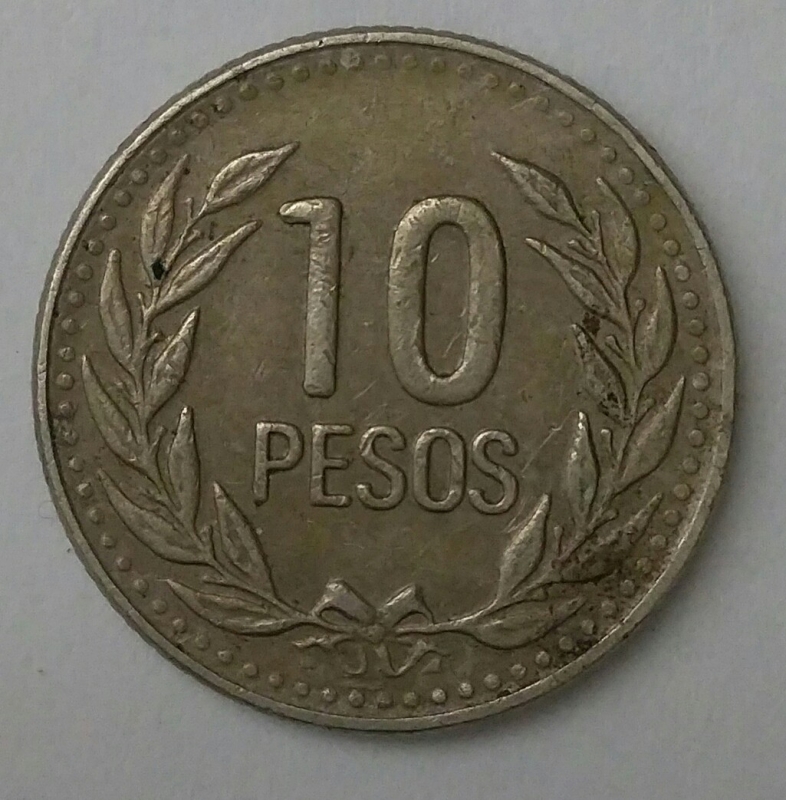 1991 - 10 pesos