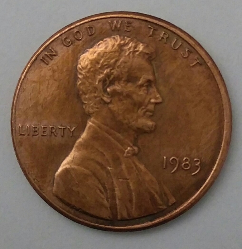 1983 one cent