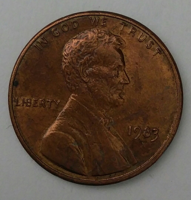 1983 one cent