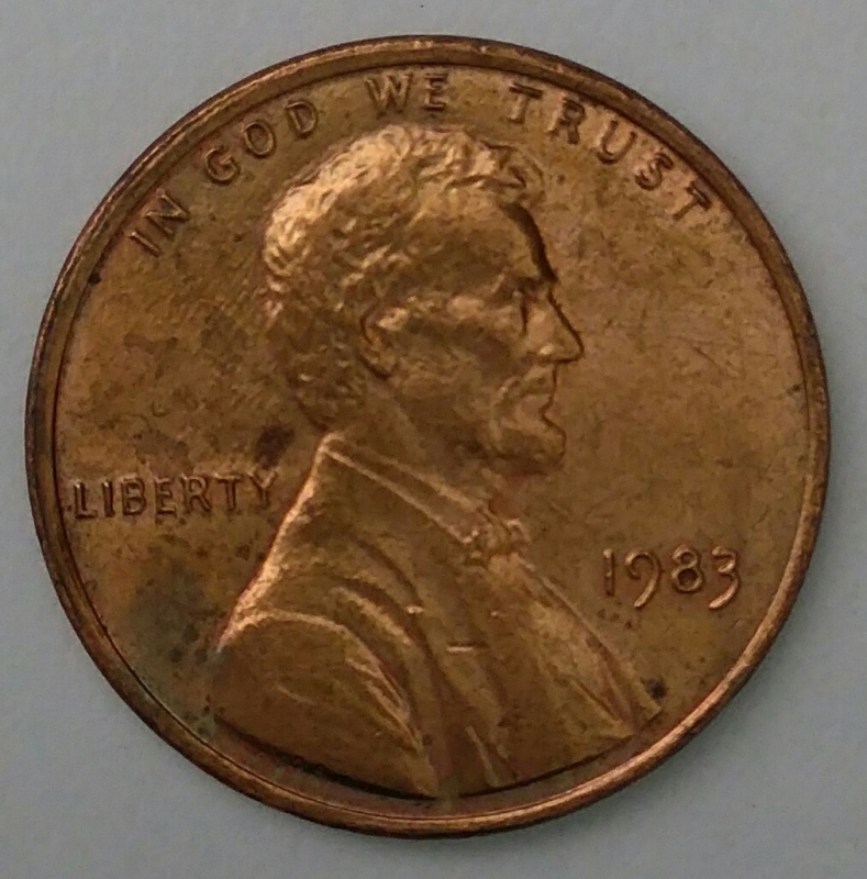 1983 one cent