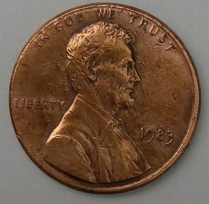 1983 one cent