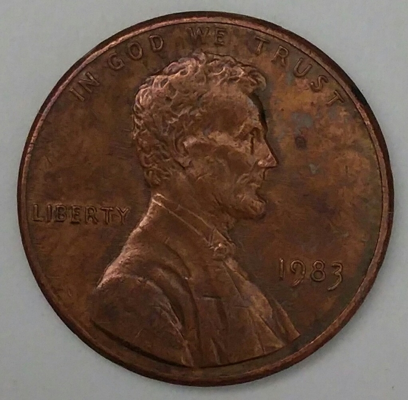 1983 one cent