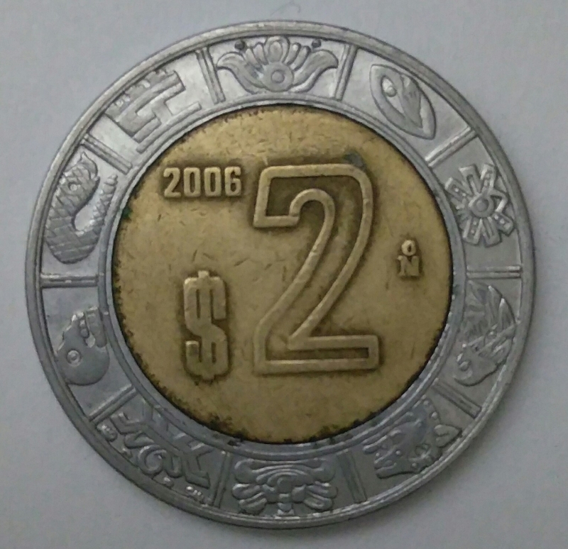2006 - 2 pesos