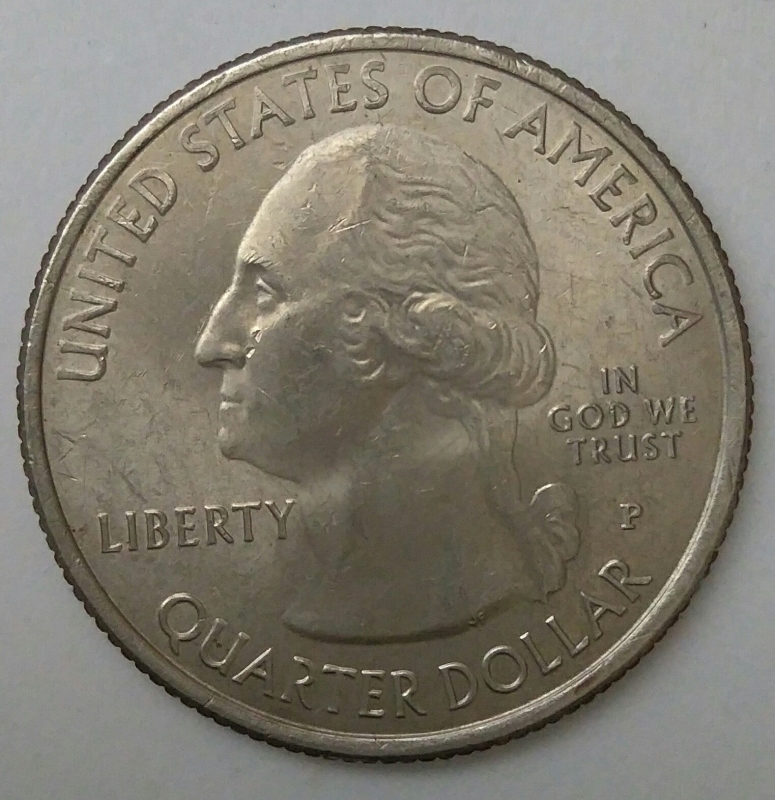 2013 P quarter dollar