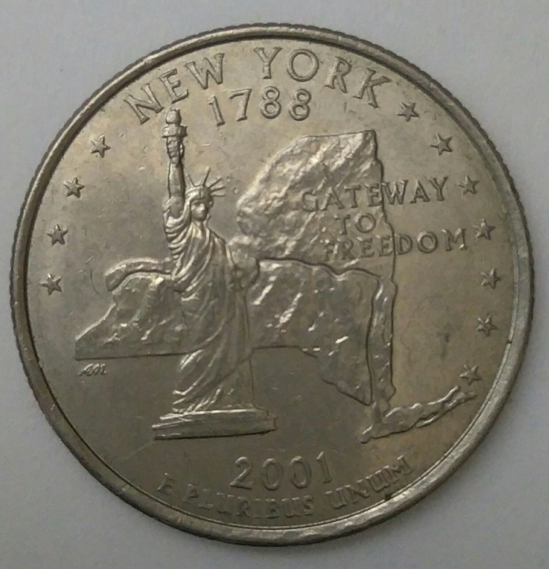 2001 quarter dollar