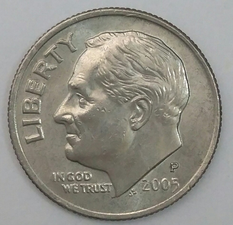 2005 P one dime