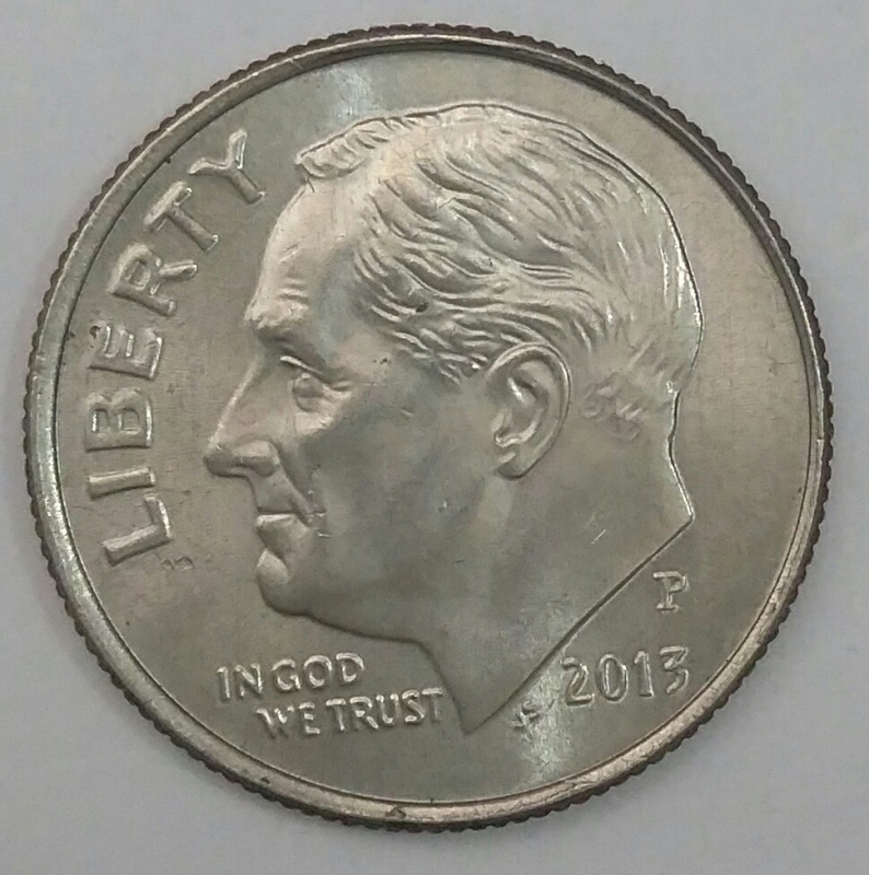 1913 P one dime
