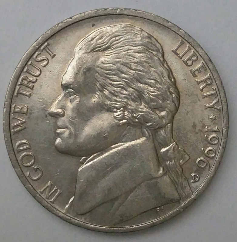 1996 D quarter dollar