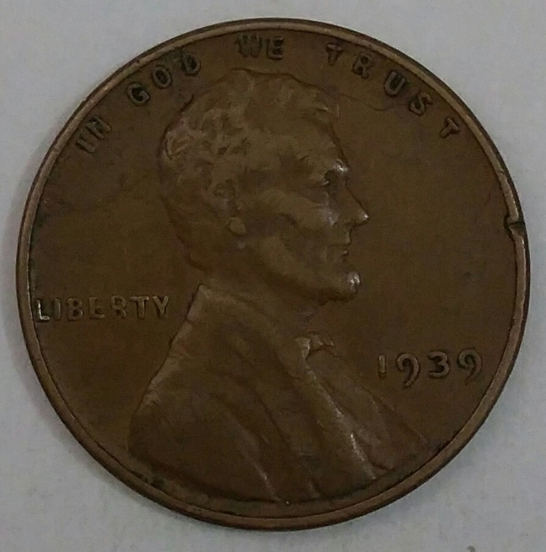 1939 one cent