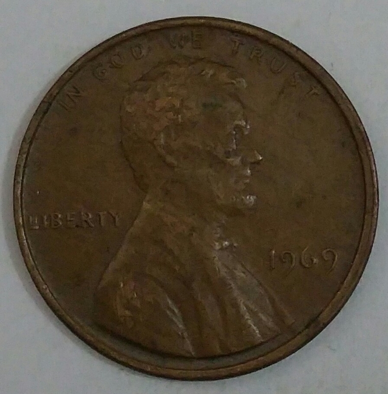 1969 one cent