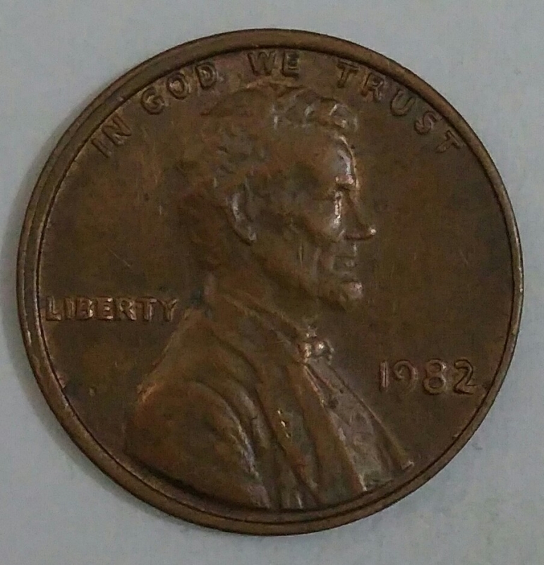 1982 one cent
