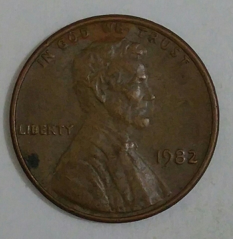 1982 one cent