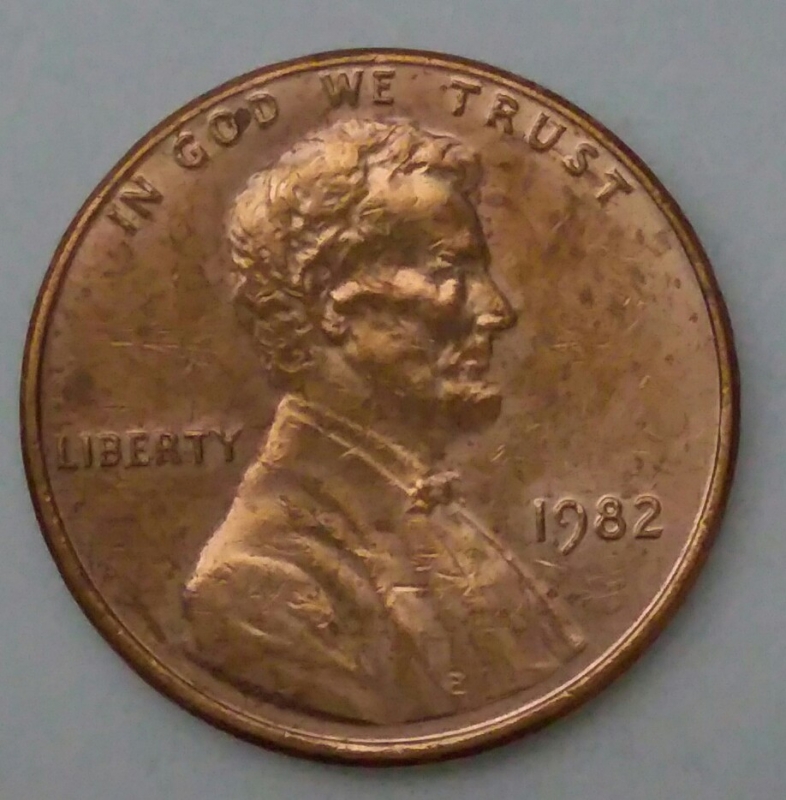 1982 one cent