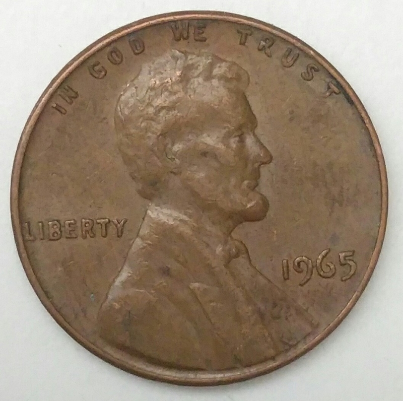1965 - one cent