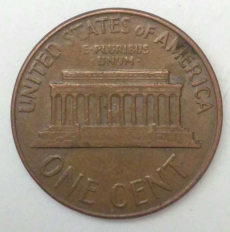 1964 one cent