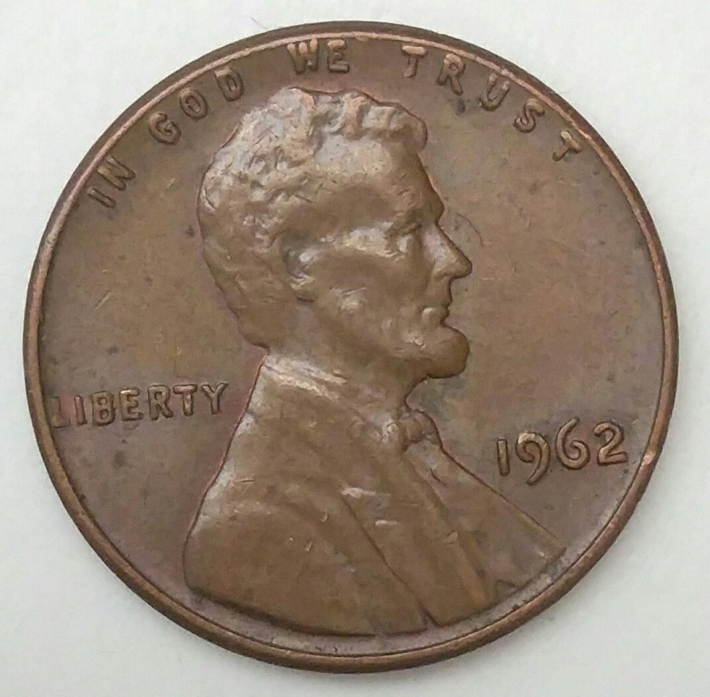 1962 one cent