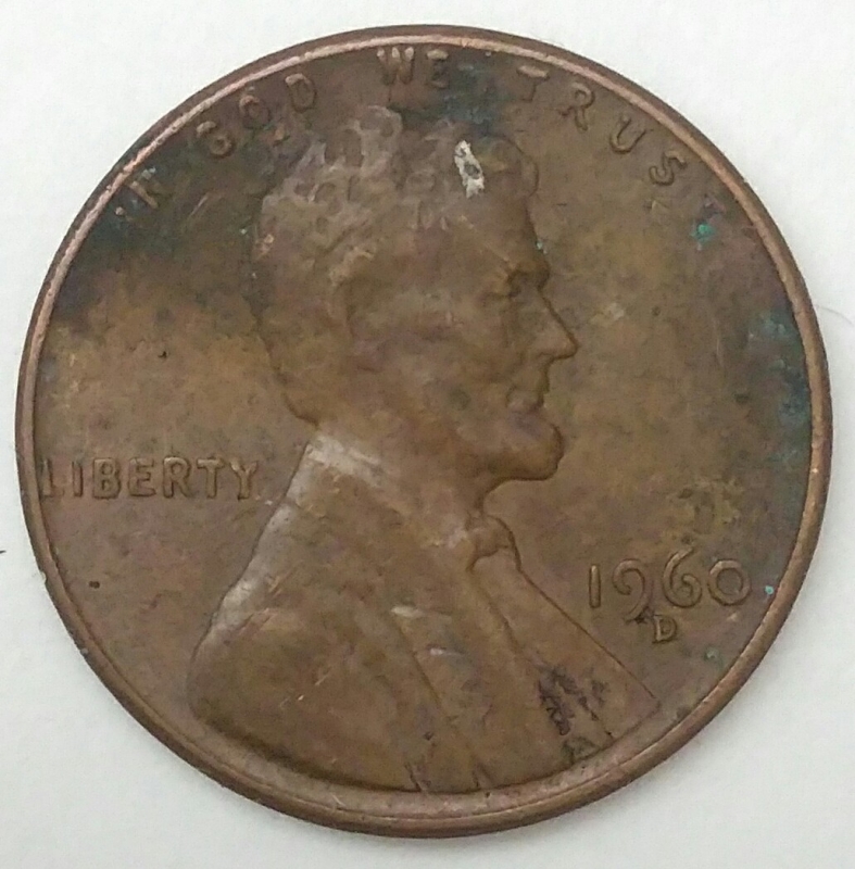 1960 D one cent