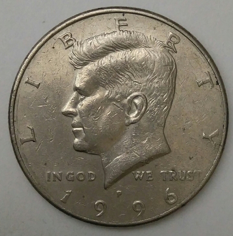 1996 - P half dollar