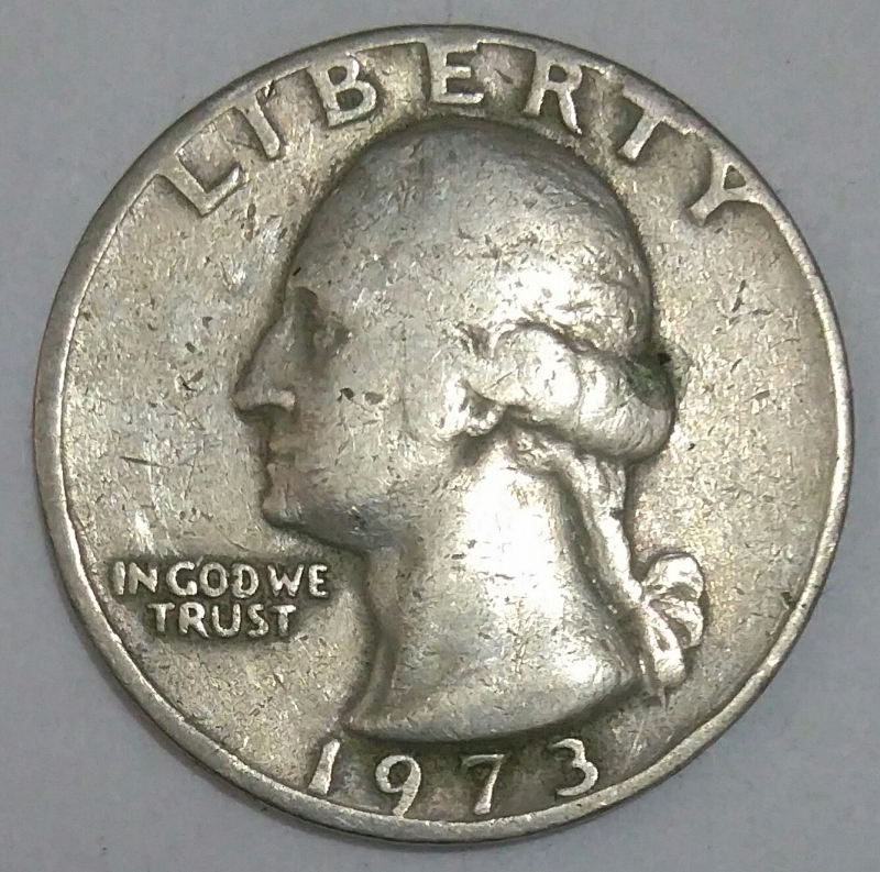 1973 quarter dollar