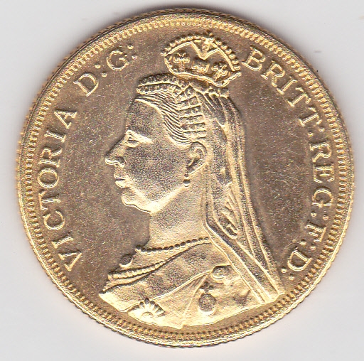 reina Victoria (anverso)